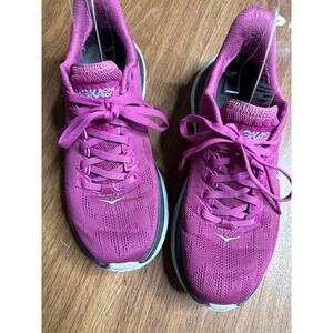 Hoka One One Mach 4 Womens 7B Running Shoes Festival Fuchsia Black 1113529-FIBL